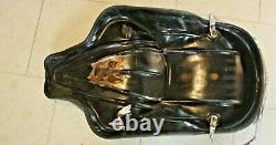 1979 HARLEY DAVIDSON Shovelhead Black Motorcycle Dual Seat with Grab Rails