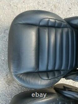 1997-2003 Ford F-150 F150 Crew Cab Harley Davidson Black Rear Bucket Seat Set