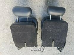 1997-2003 Ford F-150 F150 Crew Cab Harley Davidson Black Rear Bucket Seat Set