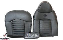 2000 Ford F-150 Harley-Davidson -Driver Side Complete Leather Seat Covers Black