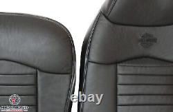 2000 Ford F-150 Harley-Davidson -Driver Side Complete Leather Seat Covers Black