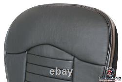2000 Ford F-150 Harley-Davidson QUAD Driver Side Bottom Leather Seat Cover BLACK