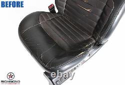 2002 F150 Harley Davidson -Driver Bottom Leather Seat Cover 2-Tone Black/Gray