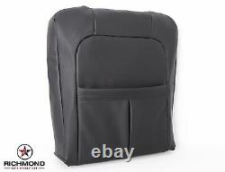 2002 F150 Harley Davidson-Driver Lean Back Leather Seat Cover 2-Tone Black/Gray