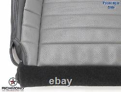 2002 F150 Harley Davidson-Passenger Bottom Leather Seat Cover 2-Tone Black/Gray