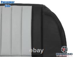 2003 Ford F150 Harley-Davidson Passenger Bottom Leather Seat Cover Black/Gray
