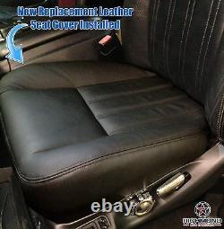 2004 Ford F250 F350 Harley-Davidson -Driver Side Bottom Leather Seat Cover Black