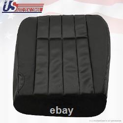 2006 F250 Harley-Davidson Passenger Bottom Perforated Leather Seat Cover BLACK