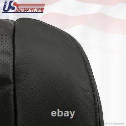 2006 F250 Harley-Davidson Passenger Bottom Perforated Leather Seat Cover BLACK