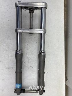 2007 Harley Davidson Dyna FRONT FORKS TRIPLE CLAMPS SUSPENSION 49mm OEM HD