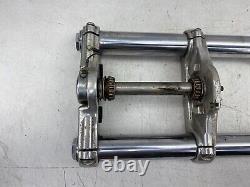 2007 Harley Davidson Dyna FRONT FORKS TRIPLE CLAMPS SUSPENSION 49mm OEM HD