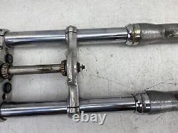 2007 Harley Davidson Dyna FRONT FORKS TRIPLE CLAMPS SUSPENSION 49mm OEM HD