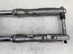 2007 Harley Davidson Dyna FRONT FORKS TRIPLE CLAMPS SUSPENSION 49mm OEM HD