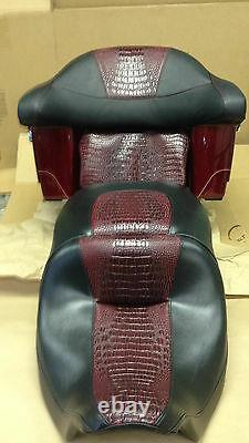2008-13 Harley Davidson Electra Ultra Glide Seat cover kit with tourpak cover