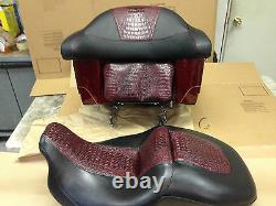 2008-13 Harley Davidson Electra Ultra Glide Seat cover kit with tourpak cover