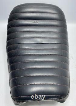 82-94 Harley Davidson Fxr Seat Fxrp Fxrt Fxrd 2pc Black 2 Piece Red Stitching