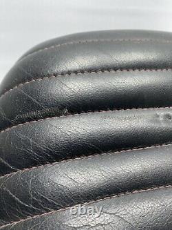 82-94 Harley Davidson Fxr Seat Fxrp Fxrt Fxrd 2pc Black 2 Piece Red Stitching