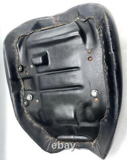 82-94 Harley Davidson Fxr Seat Fxrp Fxrt Fxrd 2pc Black 2 Piece Red Stitching