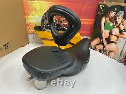 97-07 Harley Corbin Dual Touring Heated Seat & Riders Backrest