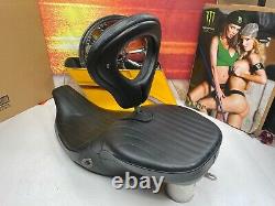 97-07 Harley Corbin Dual Touring Heated Seat & Riders Backrest