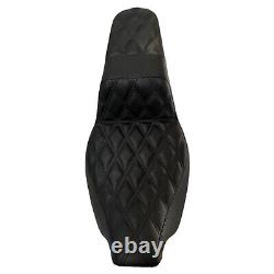 All Black Motorema Factory Custom Step Up Seat for Harley Davidson Touring 09-Up