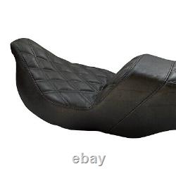 All Black Motorema Factory Custom Step Up Seat for Harley Davidson Touring 09-Up