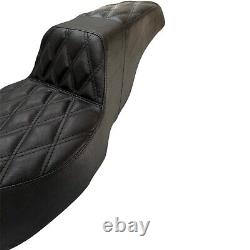 All Black Motorema Factory Custom Step Up Seat for Harley Davidson Touring 09-Up