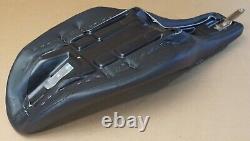 Badlander leather seat bench saddle seat Harley Davidson leather dyna 06-17