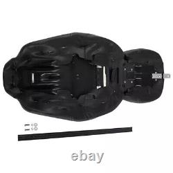 Black Blue Driver and Passenger Seat Set for Harley Davidson Touring'09-Up