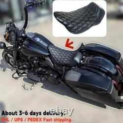 Black Driver Seat For Harley Davidson Touring Road King Street Road Glide 09-23