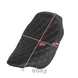 Black Driver Seat For Harley Davidson Touring Road King Street Road Glide 09-23