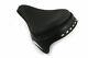 Black Leather Metro Police Solo Seat For Harley Davidson By V-twin