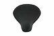 Black Leather Velo Racer Solo Seat For Harley Davidson By V-twin