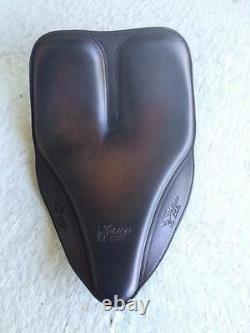 Boardtrack Leather Spring Solo Motorcycle Seat Sportster Dyna Harley Davidson