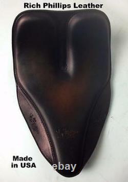 Boardtrack Leather Spring Solo Motorcycle Seat Sportster Dyna Harley Davidson