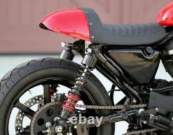 Burly Brand Black Snappy Solo Seat Tail Section Harley Sportster XL Café Racer