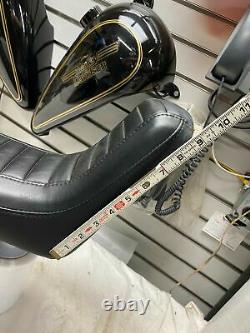 Camel Back Seat Harley Softail 2000-2006 OEM Ribbed Custom King Queen FXST