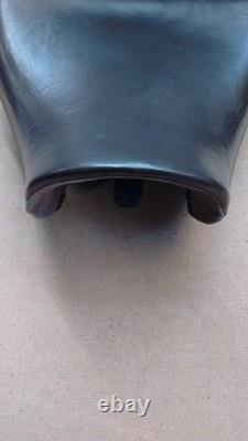 Corbin Brown Solo Seat Harley-Davidson with Removable Back Rest, Seat Lock & Key