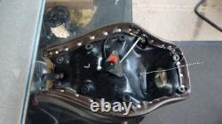 Corbin Brown Solo Seat Harley-Davidson with Removable Back Rest, Seat Lock & Key