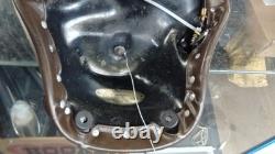 Corbin Brown Solo Seat Harley-Davidson with Removable Back Rest, Seat Lock & Key