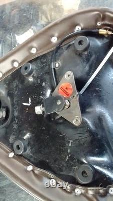 Corbin Brown Solo Seat Harley-Davidson with Removable Back Rest, Seat Lock & Key