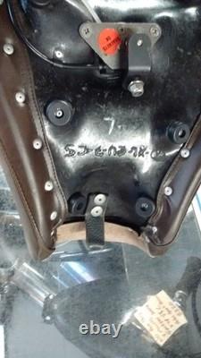 Corbin Brown Solo Seat Harley-Davidson with Removable Back Rest, Seat Lock & Key