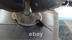 Corbin Brown Solo Seat Harley-Davidson with Removable Back Rest, Seat Lock & Key