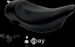 Danny Gray Black Leather Buttcrack Solo Seat for 08-19 Harley Touring FLHR FLHX
