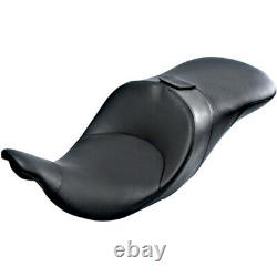 Danny Gray TourIST 2-Up Tall Seat Black Leather for Harley 08-18 FLH/T