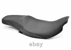 Danny Gray Weekday 2up Black Leather Low Profile Seat 2008-2018 Harley Touring