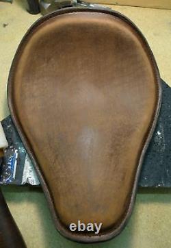 Dis Brown Chopper Motorcycle Solo Seat Harley Sportster