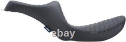 Drag Predator III Seat For Harley Davidson FXR 1340 1986-94 Classic Stitch Black