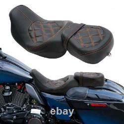 Driver Passenger Seat For Harley CVO Road King Street Glide Special 2009-2020 19