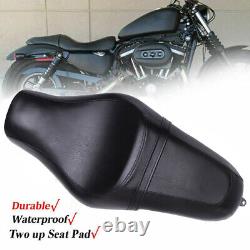 Driver Passenger Two-Up Seat for Harley Davidson Sportster XL 883 1200 72 Iron